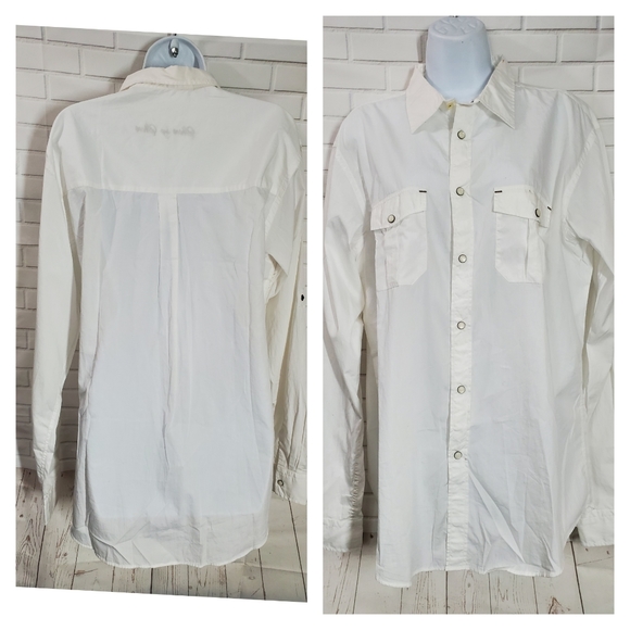 Shirt by Shirt White Button Down Dress Shirt - Picture 1 of 12
